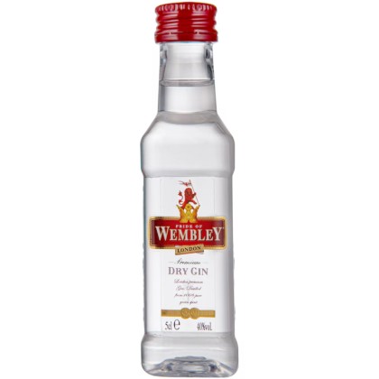 WEMBLEY LONDON DRY GIN 40% 0.05L