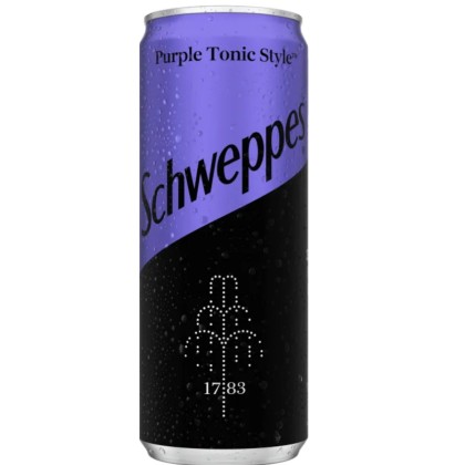 330 CAN X4 SCHWEPPES PURPLE TONIC STYLE SGR* BUCATA