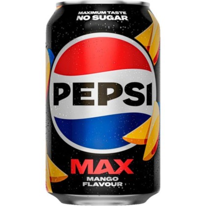 PEPSI MAX MANGO - 330ML SGR*