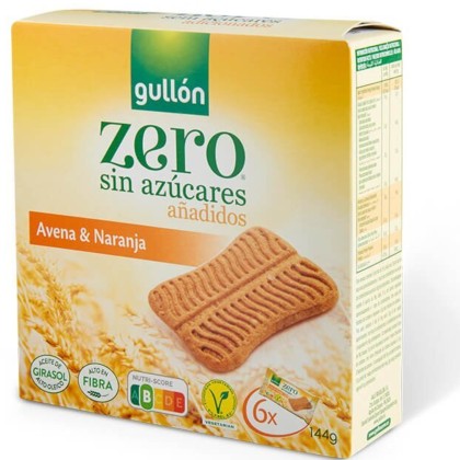 GULLON SNACK AVENA SI PORTOCALE FARA ZAHAR 144G