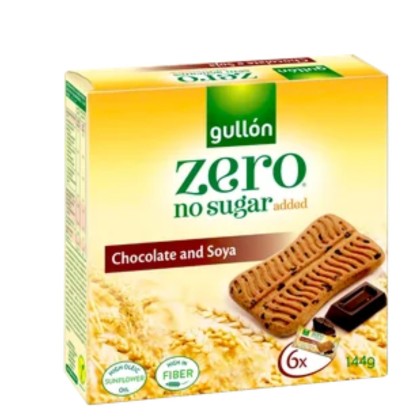 GULLON SNACK SOIA SI CIOCOLATA FARA ZAHAR 144G