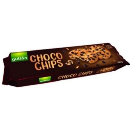 GULLON BISCUITI CHOCO-CHIPS CU CIOCOLATA NEAGRA 150G