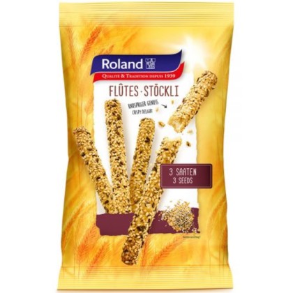 GRISINE CU 3 TIPURI SEMINTE (IN,MAC,SUSAN) ROLAND 125G