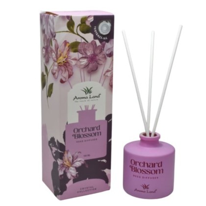 DIFUZOR CU BETE 100ML AROMALAND ORCHARD BLOSSOM