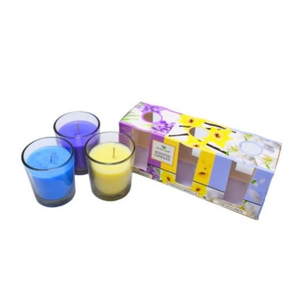 LUMANARE PARFUMATA 3/SET AROMALAND LAVANDER+VANILLA+FRESH