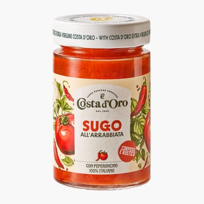 SOS PASTE SUGO ALL'ARRABBIATA COSTA D'ORO 190G