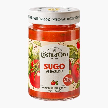 SOS PASTE SUGO BASILICO COSTA D'ORO 190G