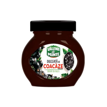 VALENII DE MUNTE DULCEATA COACAZE NEGRE 240gr 8/BAX