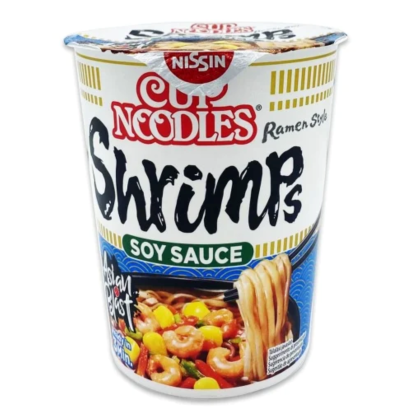 SUPA INSTANT NOODLES CREVETI NISSIN 8X63G T.R