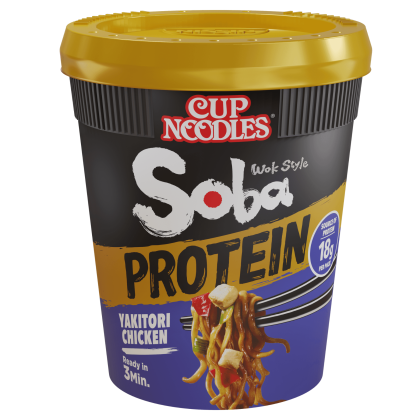 TAITEI SOBA PROTEIN CU SOS YAKITORI PUI NISSIN PAHAR 90G