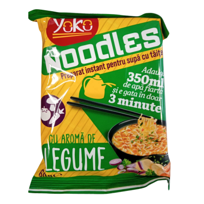 YOKO NOODLES CU AROMA DE LEGUME 30X60gr