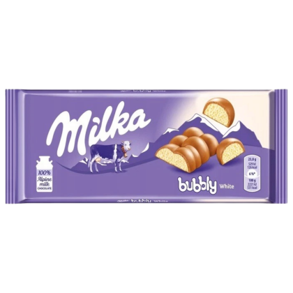 MILKA BUBBLY ALBA 95G  (15 BUC/BAX)