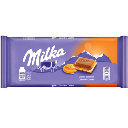 MILKA CREMA CARAMEL 100G (23BUC/BAX)